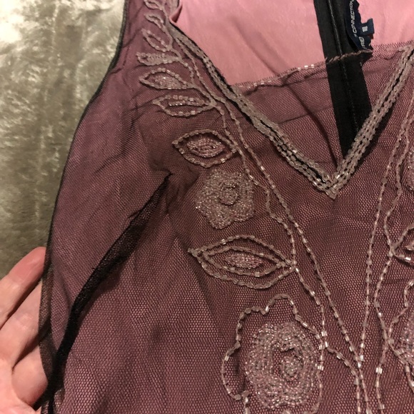 Size12/10 Dusty pink Gatsby vibe skirt set by French Connection - Picture 9 of 14